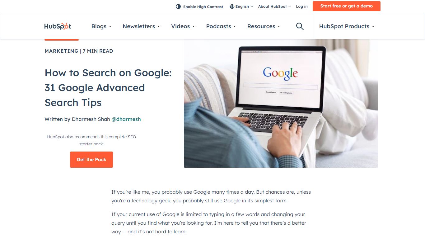 How to Search on Google: 31 Google Advanced Search Tips - HubSpot