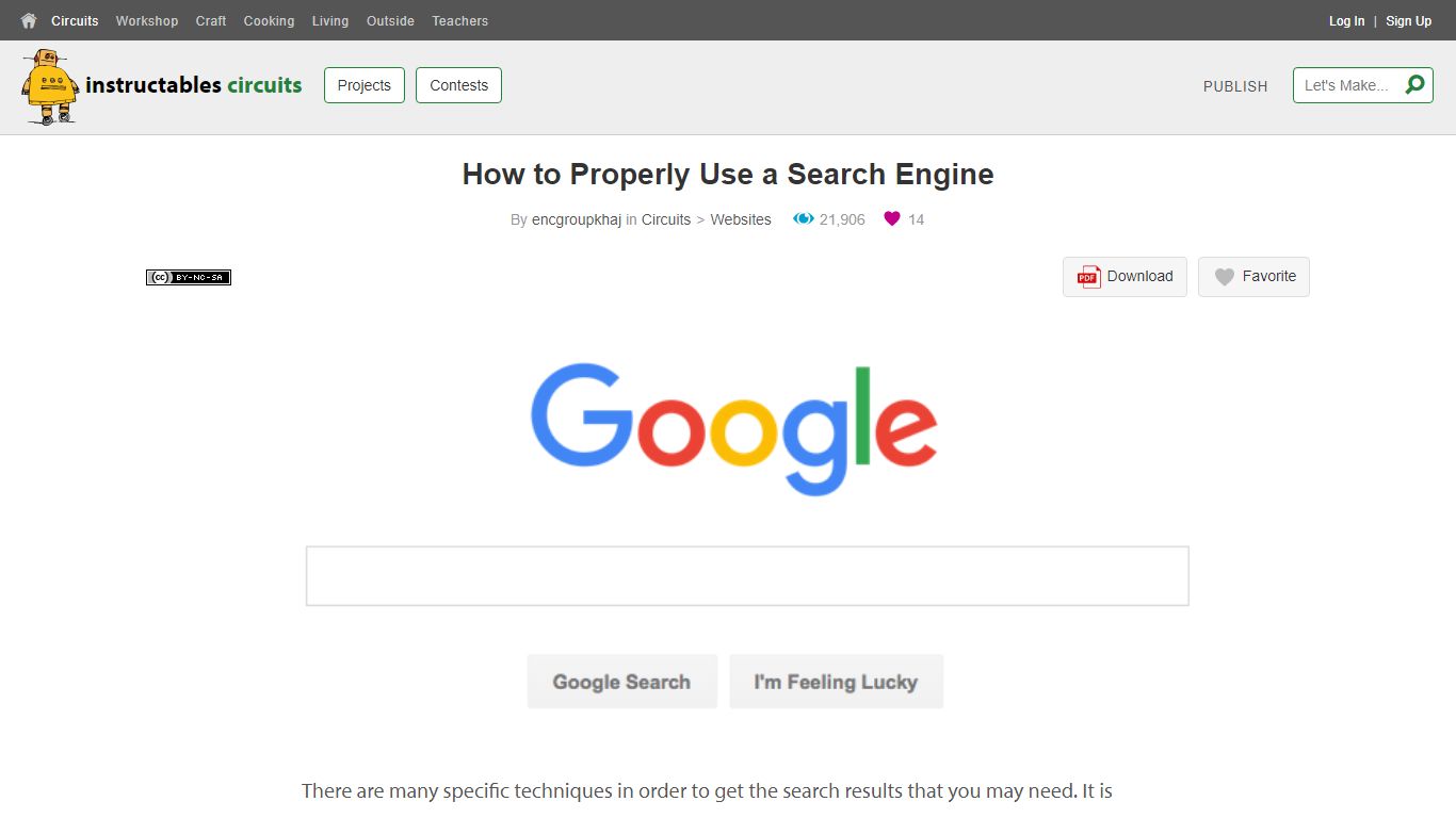 How to Properly Use a Search Engine : 16 Steps - Instructables